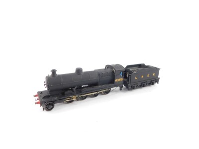 A kit built OO gauge LNER 4300 Class locomotive, black livery, no.6359, 2-8-0.