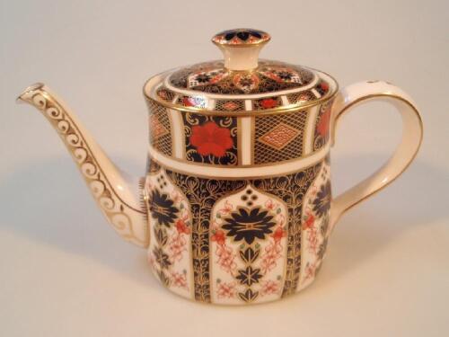 A Royal Crown Derby Imari pattern tea pot