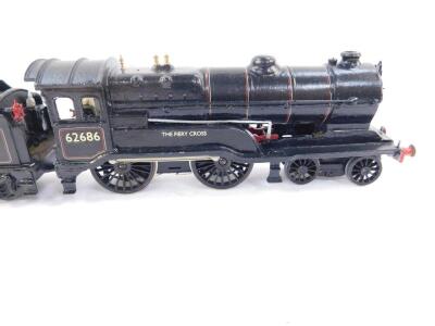 A kit built OO gauge D11/2 Class locomotive The Fiery Cross, British Rail black livery, No.62686, 4-4-0. - 2