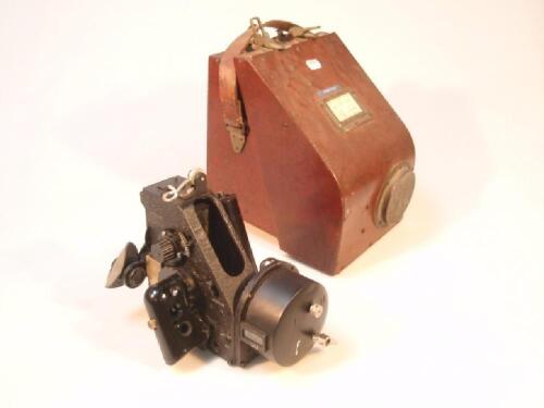 A military Bubble Sextant and hand held inspection light