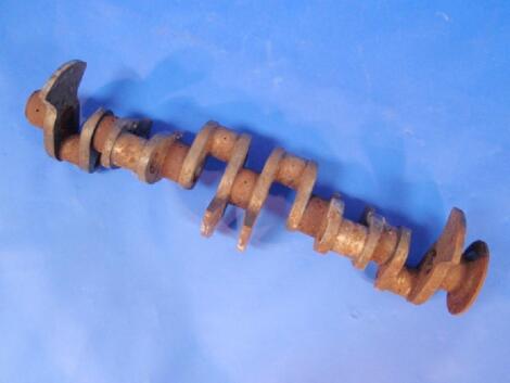 A crank shaft from a Lancaster bomber