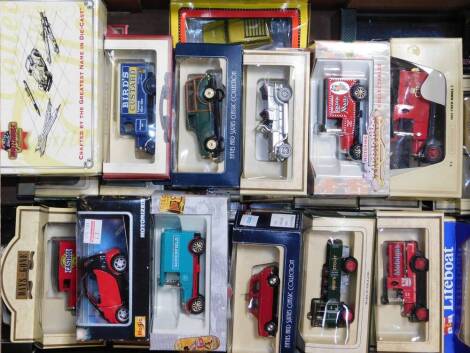 Matchbox Corgi Days Gone By, and other die cast cars, vintage trucks, etc, all boxed. (qty)