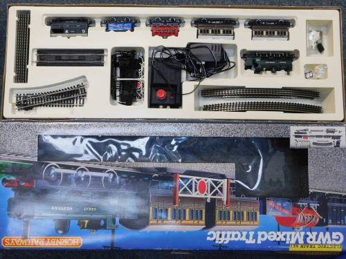 A Hornby OO gauge GWR Mixed Traffic Electric Train Set, R694, boxed.