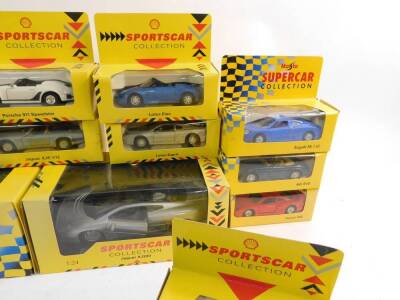 Maisto die cast Super Cars, two scales, boxed. (16) - 2