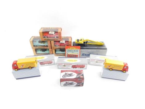 Corgi Havana Club and other die cast vehicles, including three Dinky Supertoys Leyland Octopus tankers - Esso, 943., and two Guy Van "Heinz", 920, all boxed. (12)