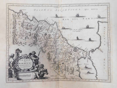 John Ogilby. Africa, being an accurate description of the regions of AEgypt, Barbary, Lybia and Billedulgerid, folio, calf, numerous engraved vignettes, double page maps and views, printed by THO. Johnson, for the author, London 1670. (AF) - 8