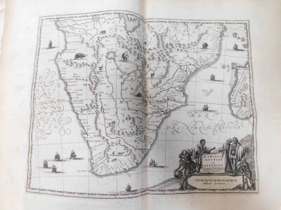 John Ogilby. Africa, being an accurate description of the regions of AEgypt, Barbary, Lybia and Billedulgerid, folio, calf, numerous engraved vignettes, double page maps and views, printed by THO. Johnson, for the author, London 1670. (AF) - 11