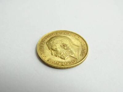 A George V half gold sovereign, dated 1913. - 2