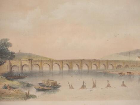 A. McArthur (Lithographer). The Old Trent Bridge