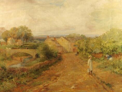 Austin Winterbottom. A young boy on a country lane