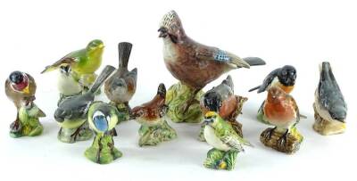 A quantity of Beswick birds, to include a Jay.