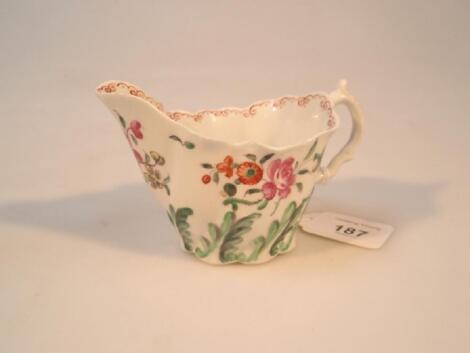 An early 19thC English porcelain cream jug