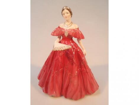 A Royal Worcester figure of Queen Elizabeth