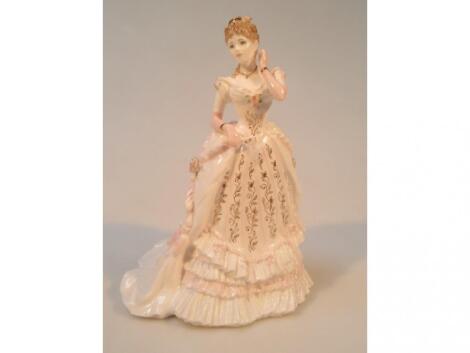 A Royal Worcester figure-'The Jewel in the Crown'
