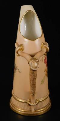 A Royal Worcester blush ivory jug, 1905, puce marked, shape code 1116,17cm H. - 4