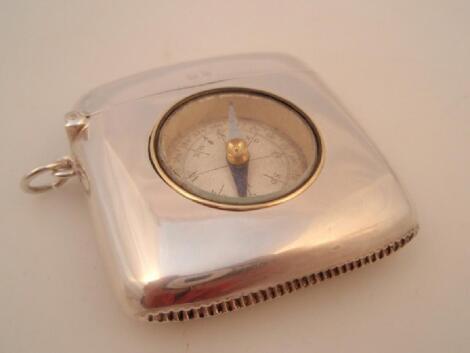 A George V silver Vesta case