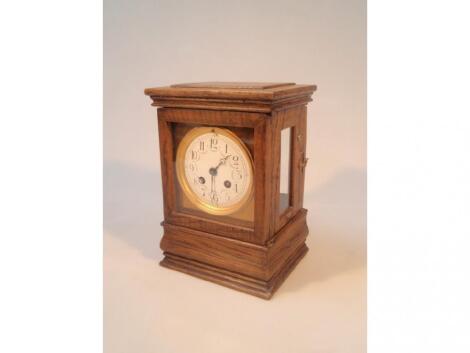 A French eight day mantel clock