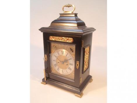 A modern eight day bracket clock in the Georgian style by Lewis Springfield of Grantham