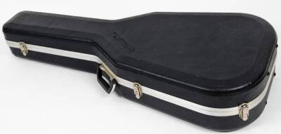 A Washburn left handed acoustic guitar, with inlaid body, SCO1120270 D102SCELH, 104cm W. (cased) - 7