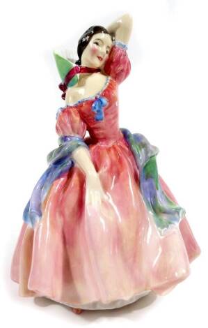 A Royal Doulton figure, May Time, 1952 mark, HN2113, printed and painted marks beneath, 20cm H.