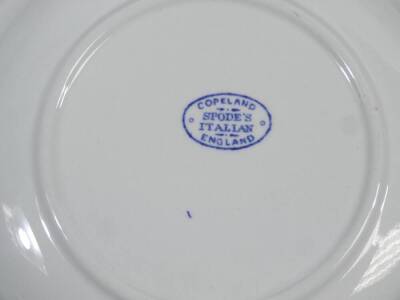 A comprehensive Copeland Spode's Italian part service, to include serving bowl, 24cm Dia. dinner plates, side plates, bowls, cups, etc. printed marks beneath. (a quantity) - 3