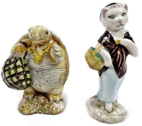 Two Beswick Beatrix Potter figures, comprising Mr Alderman Ptolemy, 10cm H and Susan. (2)