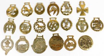 Various horse brasses, early 20thC and other, wheatsheaf, 8cm H, etc. (a quantity)