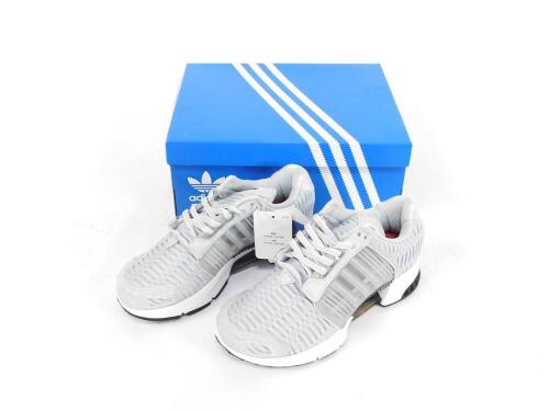 Six pairs of Adidas Climacool I trainers, grey/silver/black, sizes 3.5 - 6, boxed.