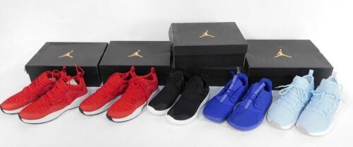 Ten pairs of Jordan trainers, including Eclipse BG, Formula 23 and Fly '89, UK sizes 3.5 - 6.5, boxed. (10)