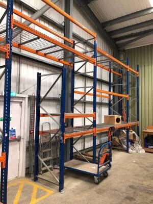 Pallet Racking, as imaged, collection post sale by appointment at South Witham, Near Grantham. - 2