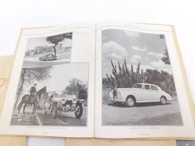 Four Rolls Royce Bulletins, dated January 1956, July 1956, January 1957, and January 1958, together with a Rolls Royce Battle of Britain Memorial Window Souvenir Booklet 1949. (5)  - 5