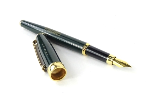 A Harrod's issue fountain pen, with Iridium point knib.