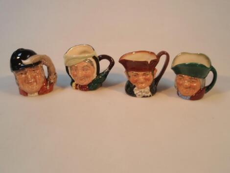 Four Royal Doulton character jugs - Gone Away