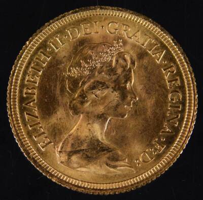 An Elizabeth II gold full sovereign, 1974. - 2