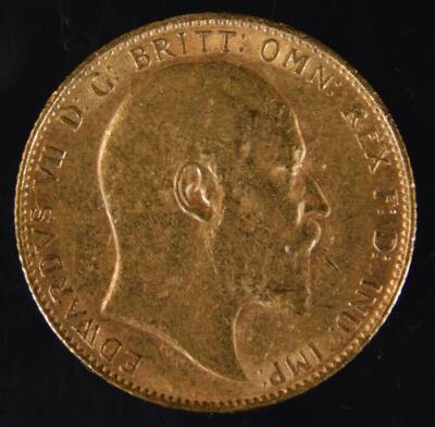 An Edwardian gold full sovereign, 1910. - 2