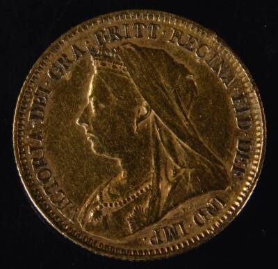 A Victorian gold half sovereign, 1894. - 2