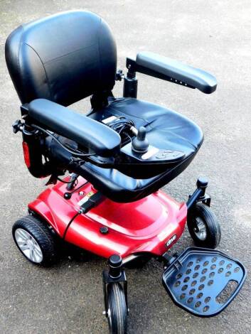 A Seacroft Cobalt X16 four wheeled electric mobility wheelchair, 62cm W.