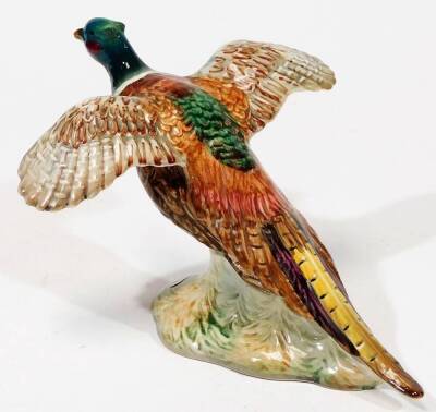 A Beswick figure of a pheasant, with winged outstretched, no. 850, impressed marks beneath, 13cm H. - 2