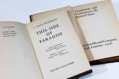 Kearton (R) & Kearton (C). Our Bird Friends, Cassel & Company 1900, in gilt boards and a small quantity of various novels, Chang (Jung) Wild Swans, Scott Fitzgerald (F) This Side of Paradise, George Bernard Shaw, etc. (5) - 3