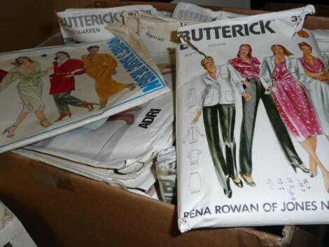 A good quantity of Vogue and Butterick patterns