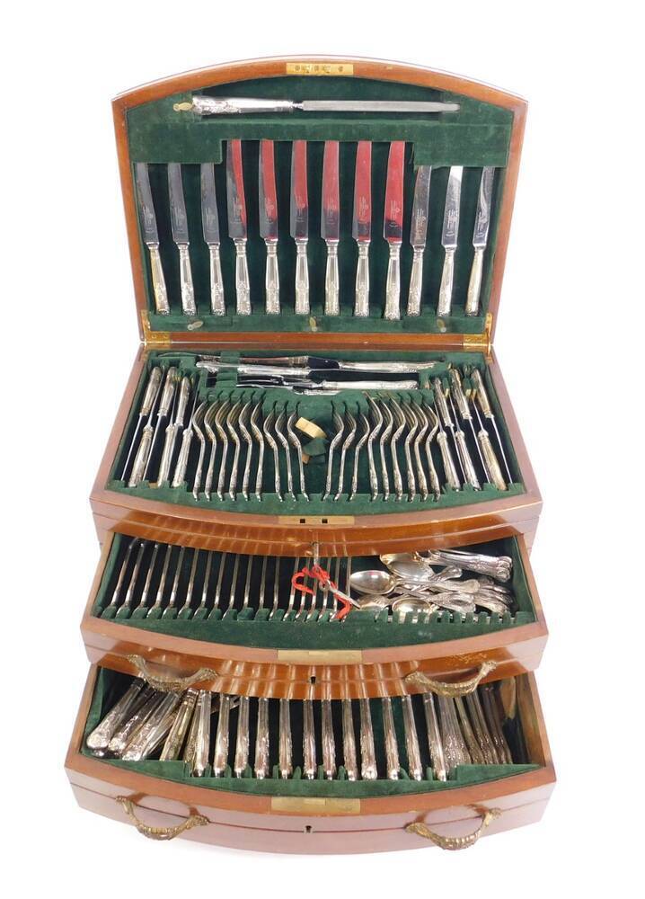 大特価 An cutlery of canteen plated silver Howson & Bros Harrison カトラリー