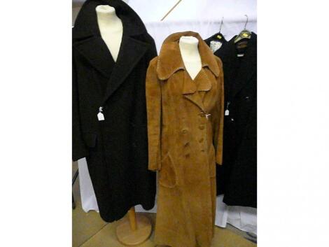 Two vintage top quality gent's overcoats