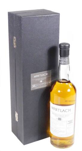 A bottle of Mortlach Speyside single malt Scotch whisky, 32 year old, distilled in 2004, no. 01196, 70cl. (with outer case and box)