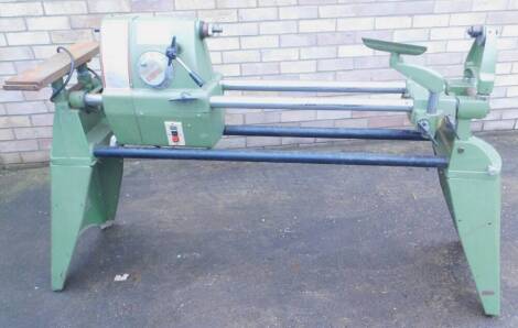 A Multico pro-mex wood turning lathe.