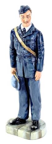 A Royal Doulton porcelain prestige figure, Royal Airforce Corporal limited edition No. 237, 27cm H.