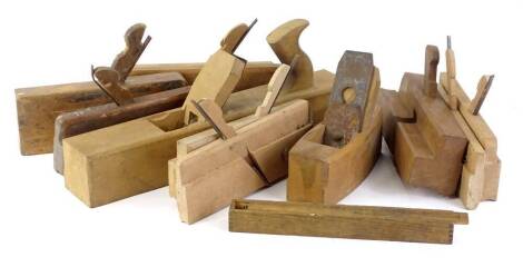 A collection of wooden block and other planes.