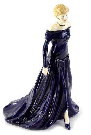 A Royal Doulton limited edition figurine of Diana Princess of Wales, with original box and paperwork, number 1004 of 10,000, etc.