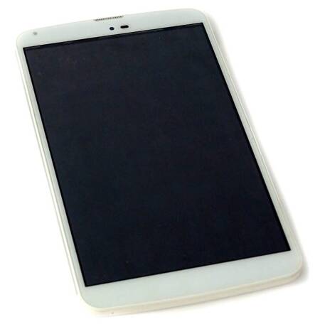 An Osotto T84 3G ultra slim quad core 8" tablet, boxed, with accessories, comprising charger cable.