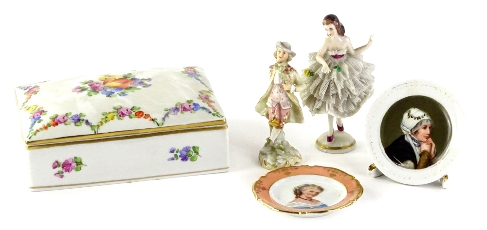 Royal Doulton Crinoline Lady Miniature Figurine - Royal Doulton - Ceramics