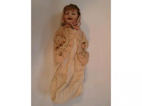 An early 20thC German bisque head beb? doll